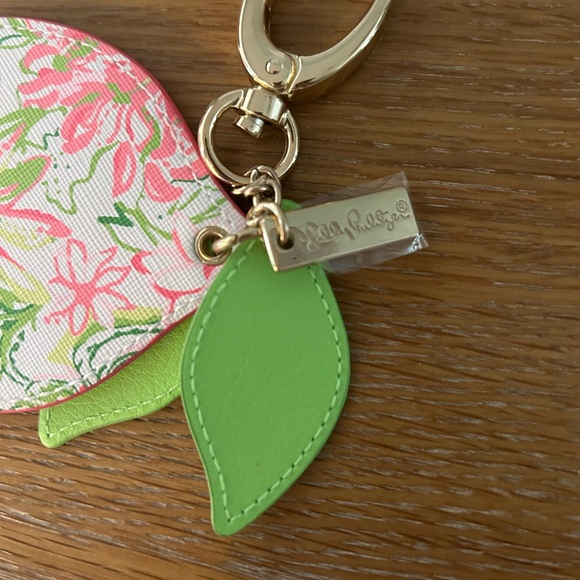 Lilly Pulitzer Lemon Key Chain - Picture 2 of 2